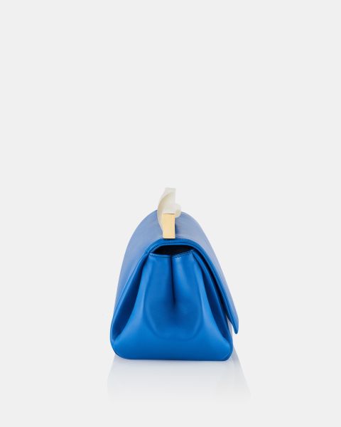 Women Twist Clutch Shoulder Bags Pioneer Blue