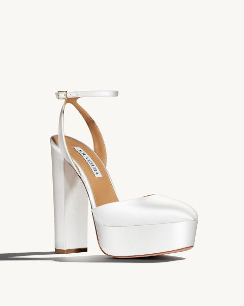 So High Plateau 140 Certified White Women Bridal Shoes