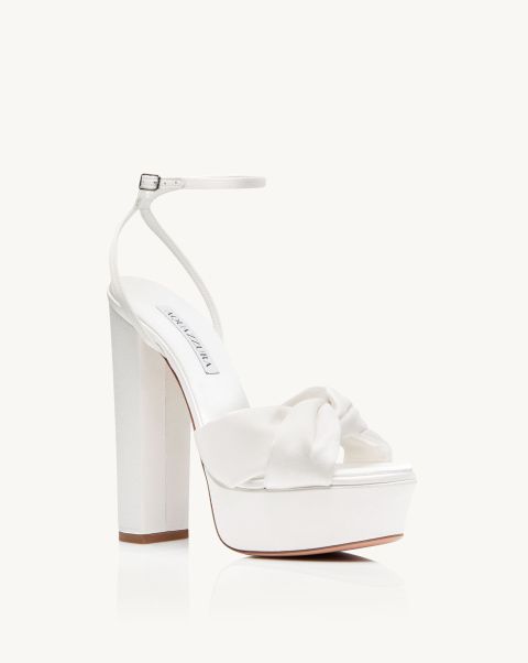 White Olie Plateau 140 Bridal Shoes Women Clearance