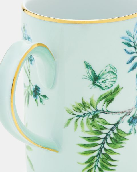 Secret Garden Mug Tea And Coffee Unisex Quick Green