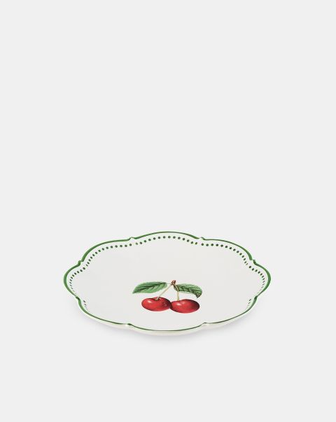 Unisex Green Dinnerware Affordable Tutti Frutti Dessert Plate